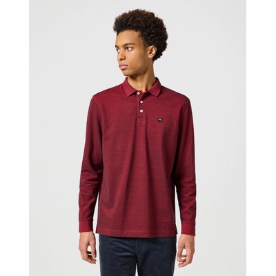 Wrangler 112357286 LS REFINED polo Red