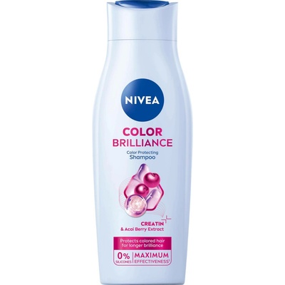 Nivea Šampon pro zářivou barvu vlasů Color Brilliance Color Protecting Shampoo 400 ml