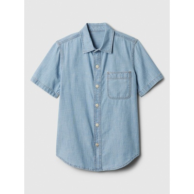 GAP Детска chambray риза GAP GAP | Sin | Момчешки | 104-110