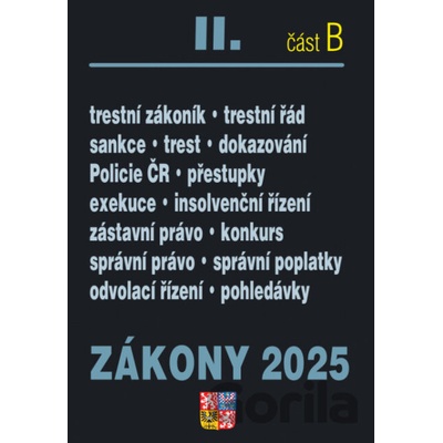 Zákony II. B / 2025 - Trestní právo - Poradce s.r.o.
