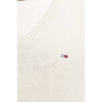 Tommy Hilfiger Памучен пуловер Tommy Jeans в бежово DM0DM19429 (DM0DM19429)