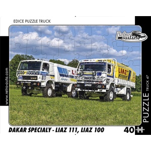 Retro cars - Puzzle Dakar špeciály - LIAZ 111, LIAZ 100 - 40 - 99 piese