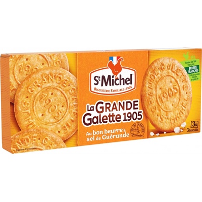 St Michel 9 Grandes Galettes Máslové sušenky s mořskou solí 150 g