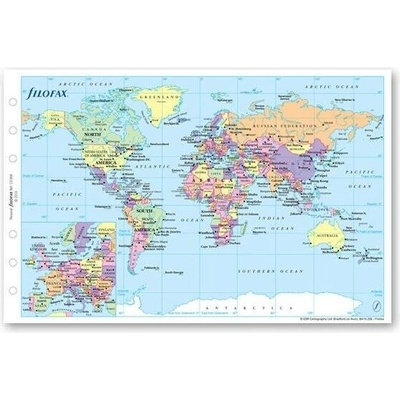 Filofax mapa náplň osobních diářů