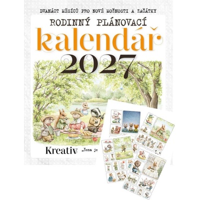 Rodinný plánovací se samolepkami 2027