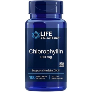 Life Extension Chlorophyllin, 100 mg, 100 капсули, Life Extension (01571 LE)