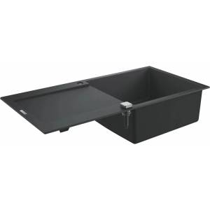 GROHE K500 композитна мивка 100x50.1 см черна с 1 леген (31645AP0) Мивка за вграждане