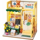 Robotime miniatúra domčeka Medvedí kníhkupectvo