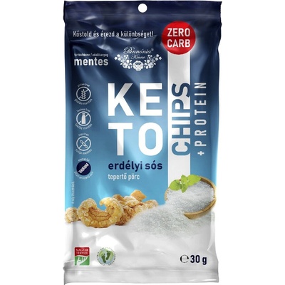 Pannonia Kincse Bezlepkové keto chipsy se solí z vepřové kůže 30 g