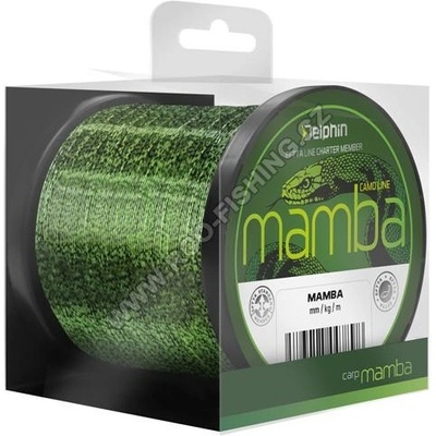 Delphin MAMBA Carp camo 1200 m 0,30 mm 15,5 lb