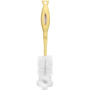 Wee Baby Четка за шише и биберон Wee Baby - жълта (106)