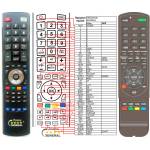 GENERAL VIEWSONIC RCS-200, RC-46KEY - съвместимо дистанционно управление на марката General (RCS-200, RC-46KEY) Дистанционно