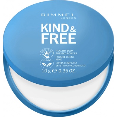 Rimmel Kind & Free Healthy Look Pressed Powder Púder 01 Translucent 10 g