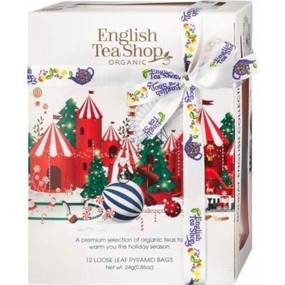 English Tea Shop Sada čajů Holiday White Prism 12 pyramid