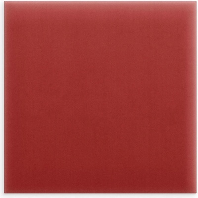 Čalouněný nástěnný panel Magic Velvet červený 50x50 cm čtvercový