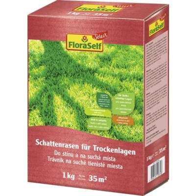 Travní směs do stínu a na suchá místa FloraSelf Select 35 m² 1 kg