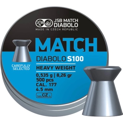 Diabolky JSB Match S100 4,49 mm 500 ks