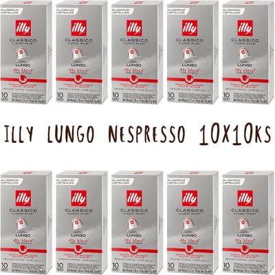 Illy Classico Lungo pro Nespresso 100 ks