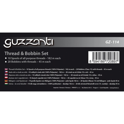Sada nití a cívek na nitě GUZZANTI GZ 114