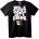 NOONEBRAND Тениска Работата е лоша, да пием - 6XL, White