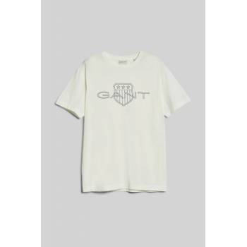 Gant tričko Logo SS T-Shirt biele