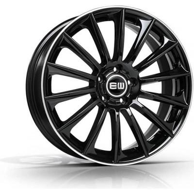 ELITE WHEELS EW02 WILD BEAUTY 8x19 5x112 ET35 black lip polished
