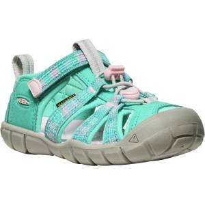KEEN Seacamp II Cnx Children Bright Aqua/Giggle Pink Размер на обувките (ЕС): 29 / Цвят: светло син
