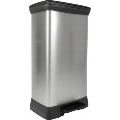Curver Odpadkový kôš s pedálom Duo 23 l + 23 l metalický
