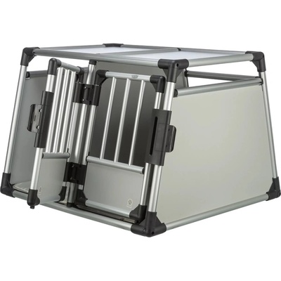 Plaček Pet Products Транспортна клетка за животни в сребрист цвят 69x95 cm Trixie M-L - Plaček Pet Products (G14-39345)