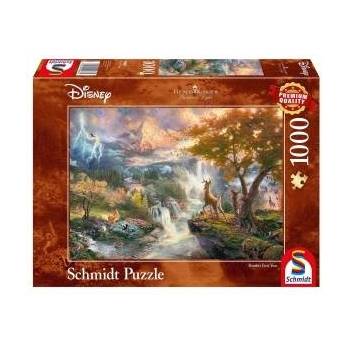 Schmidt Spiele Puzzle Thomas Kinkade: Disney Bambi
