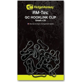 RidgeMonkey Klip RM-Tec Quick Change Hooklink Clip Small 20ks