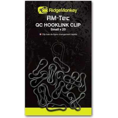 RidgeMonkey Klip RM-Tec Quick Change Hooklink Clip Small 20ks