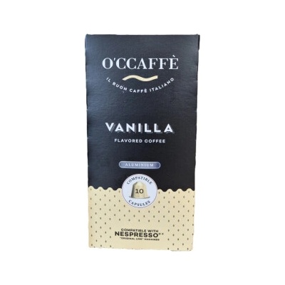 O'CCAFFÉ Kapsle pro Nespresso Vanilla hliník 10 porcí
