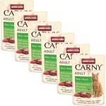Animonda CARNY Cat Adult говеждо + щраус 6 x 85 г