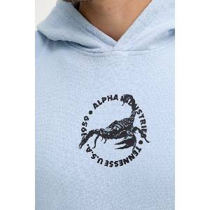 Alpha Industries суичър мъжки памучен US Scorpion Backprint Hoodie (266335)