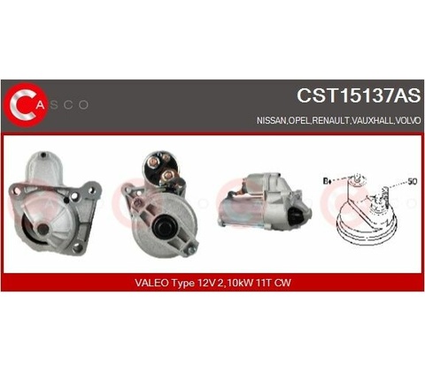 Štartér CASCO CST15137AS