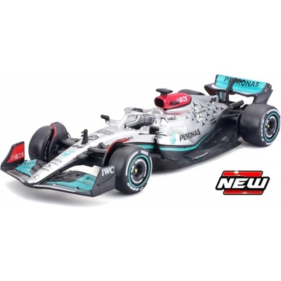 BBurago Model Mercedes AMG Petronas F1 W13E 44 Lewis Hamilton 2022 1:43