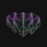Winmau Пера winmau alpha green & purple