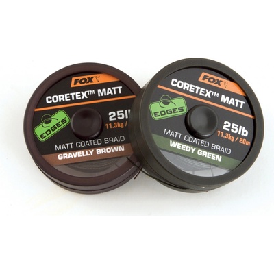Fox Edges Coretex Matt 20m 20lbs weedy-green