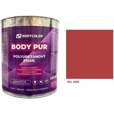 Body Color Polyuretánová farba 4:1 polomatná 4,5 l plameňovo červená