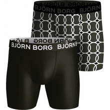 Björn Borg Performance Boxer 2P Zelený