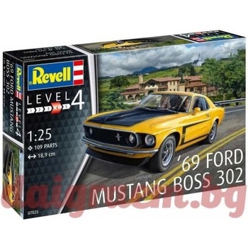 Image 1 of Revell Хоби модел REVELL 07025 - 1969 Ford Mustang Boss 302 (R07025)