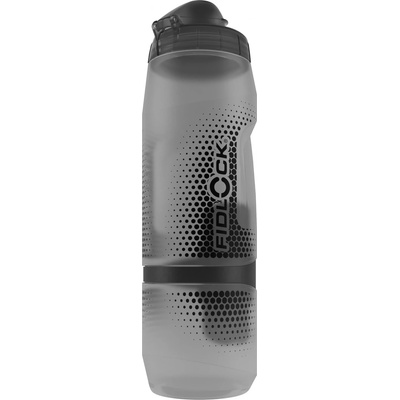 FIDLOCK Бутилка за велосипед Fidlock Twist Single Bottle 800 Cycling water bottles - Transparent Black / Fidlock-Logo - размер 800 ml (533-1626-0111)