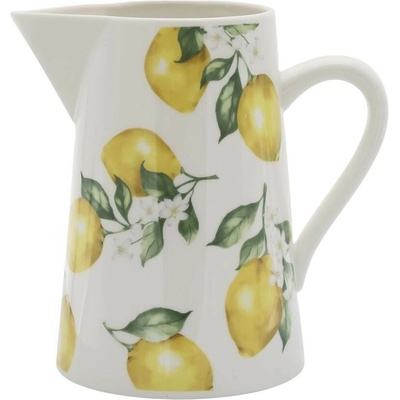 Chic Antique Porcelánový džbán s citróny Maison Limone Blossom - 11*17 cm / 1100 ml