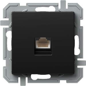 TEM РОЗЕТКА RJ45 UTP cat. 5e TEM KQ37BKXO ЧЕРЕН (KQ37BKXO)