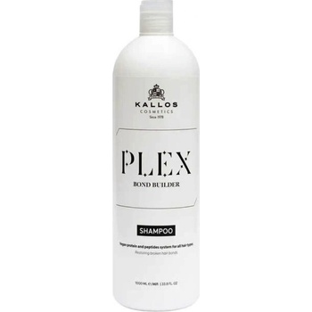 KALLOS Plex Bond Builder Shampoo 1000 ml šampon pro obnovu poškozených vlasů