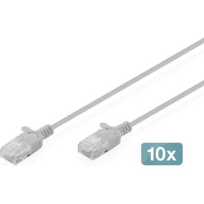 Digitus DK-1618-020S-10 RJ45 CAT 6 U/UTP 2m sivý