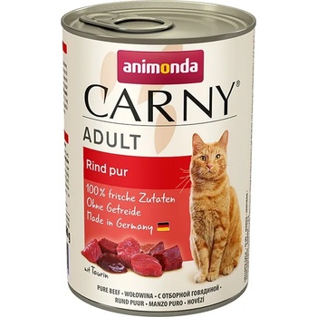 Animonda - Carny Beef -Консерва за котки с говеждо месо, 3 броя х 400 гр