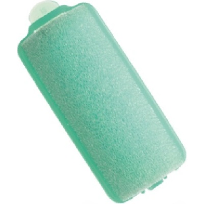 Eurostil Foam Rollers - penové natáčky s plastovou sponou, 12 ks 04021 - zelená farba, 25 mm