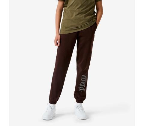 PUMA detské tepláky hnedé